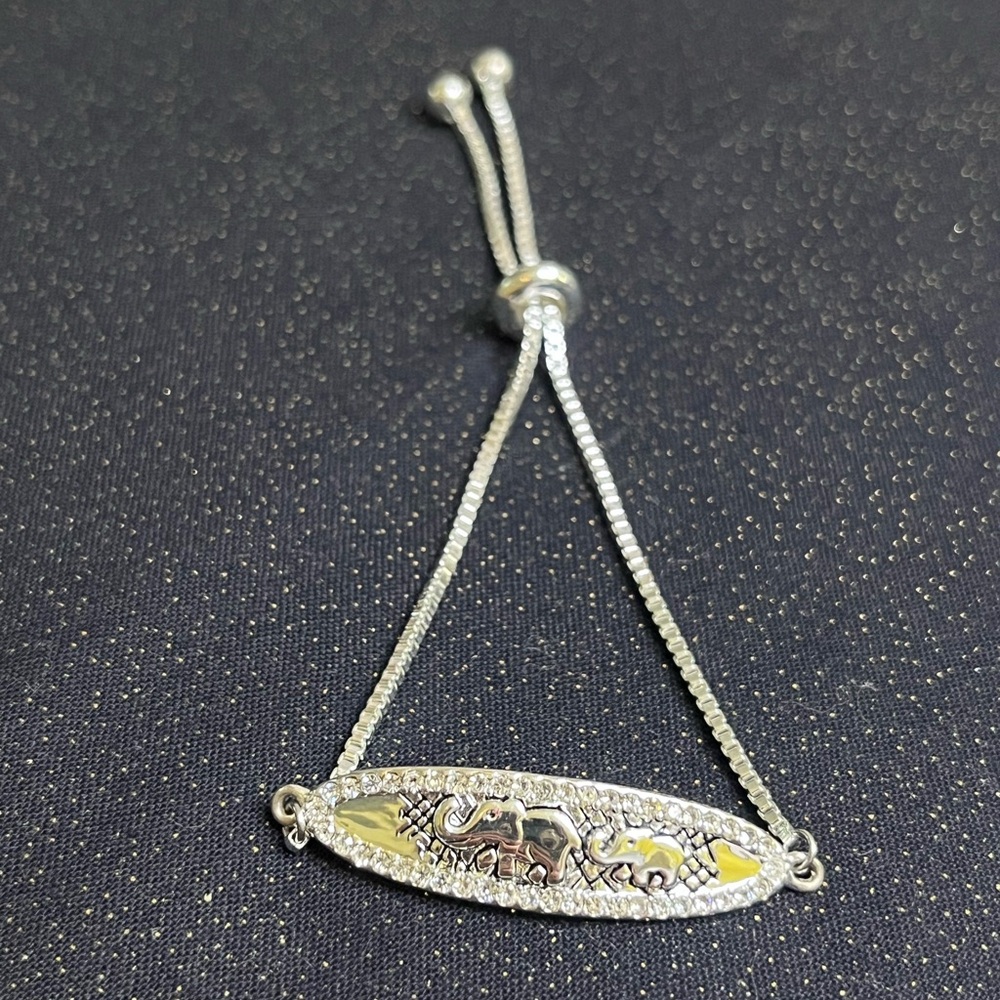 Adjustable Mother/Daughter Elephant Bracelet